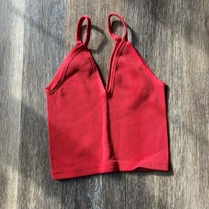 FP Movement by Free People Red Crop Top